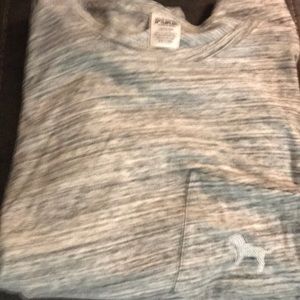 Pink Victoria secret long sleeve T-shirt